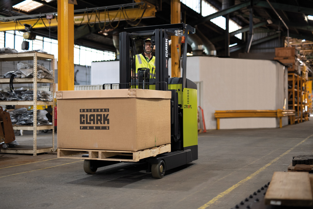 CLARK STAND-UP REACH TRUCK CRX10-25FL