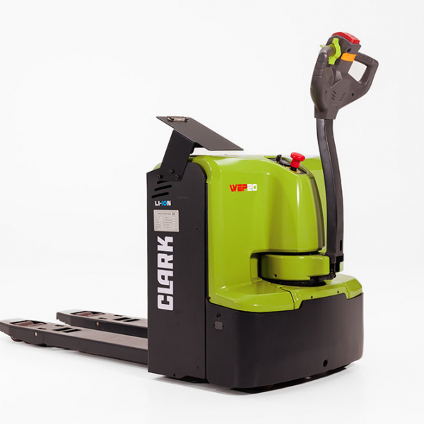 CLARK Elektrischer Niederhubwagen WEP20 2000 kg mit Lithium-Ionen Batterie CLARK Elektrischer Niederhubwagen WEP20 2000 kg mit Lithium-Ionen Batterie