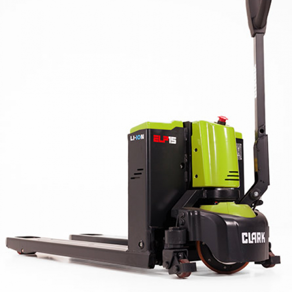 CLARK Elektrischer Niederhubwagen ELP15 1500 kg mit Lithium-Ionen Batterie CLARK Elektrischer Niederhubwagen ELP15 1500 kg mit Lithium-Ionen Batterie