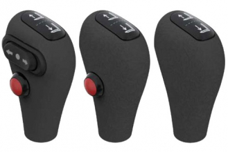 Direction switch on the hydraulic lever